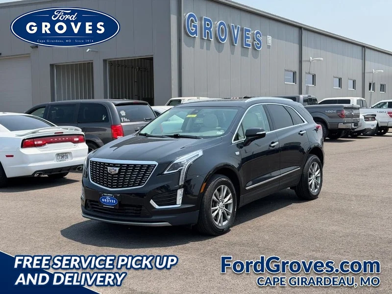 Certified Used 2021 Stellar Black Metallic Cadillac FWD Premium Luxury image 1