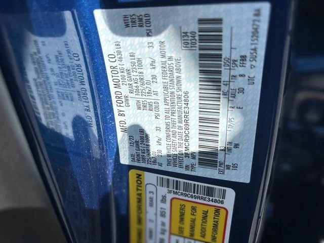 Certified Used 2024 Blue Ford Outer Banks image 15