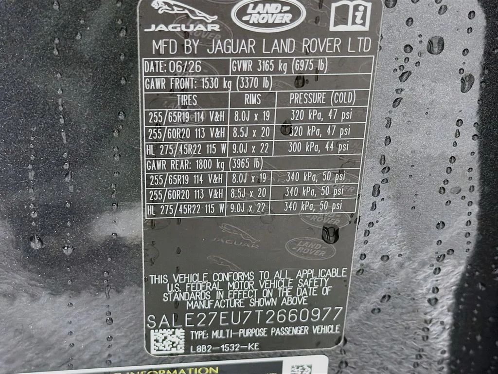 New 2026 Carpathian Grey Land Rover X-Dynamic SE image 34