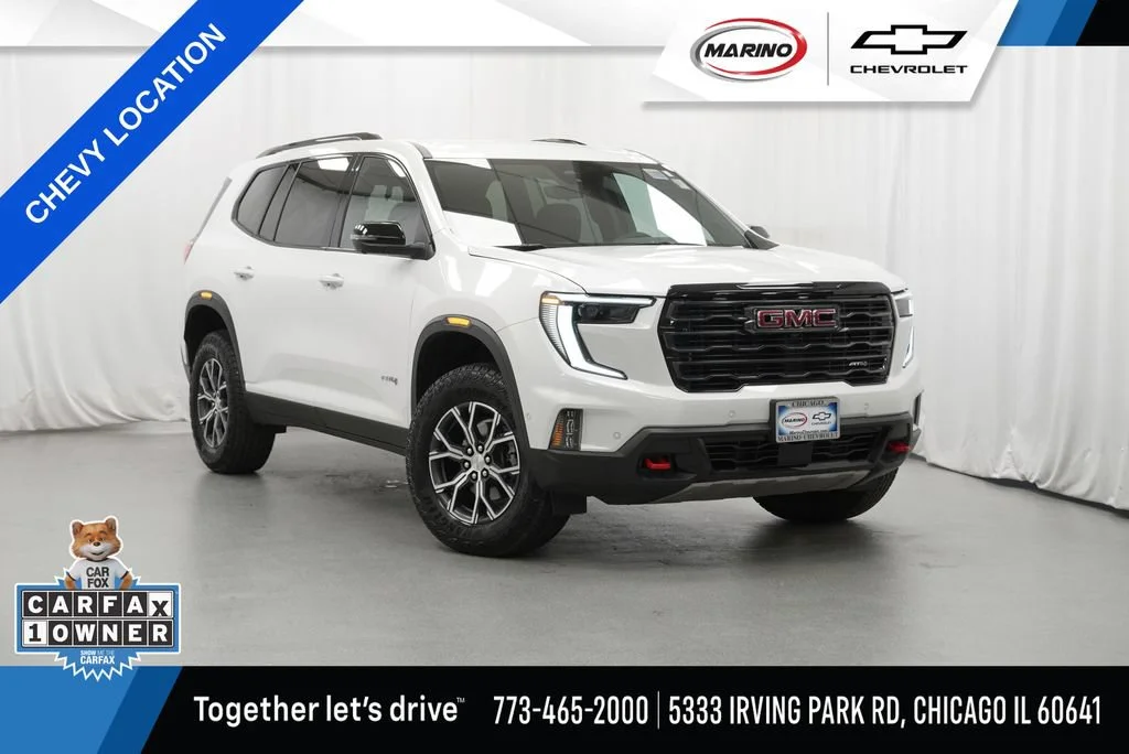 Used 2024 White Frost Tricoat GMC AT4 image 1