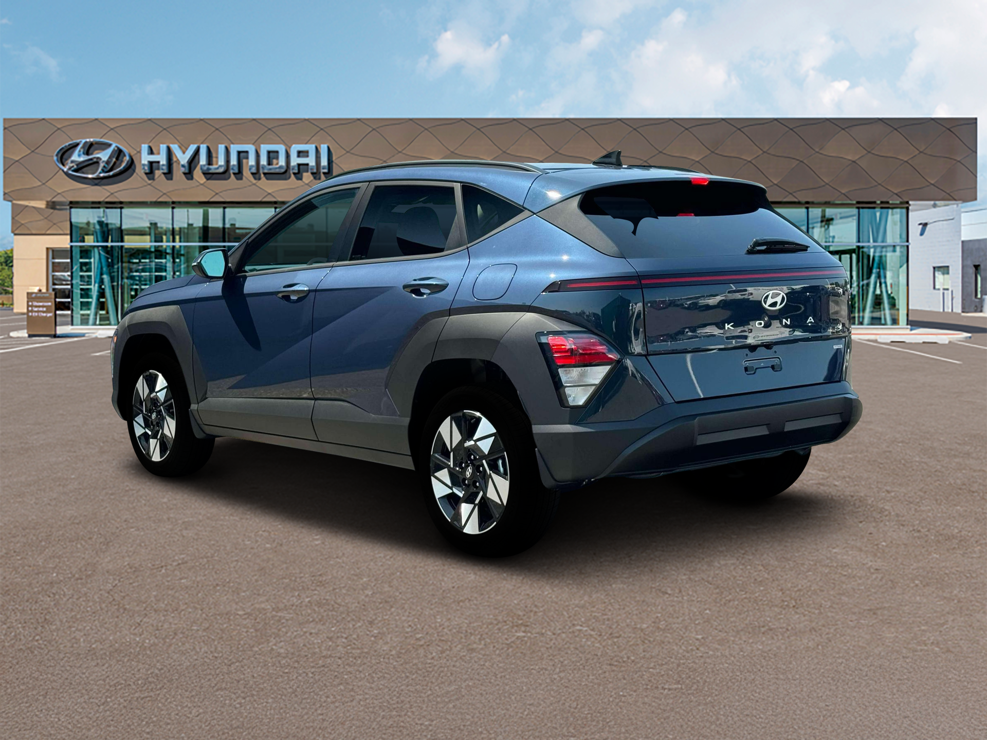 New 2025 Blue Hyundai SEL AWD image 5