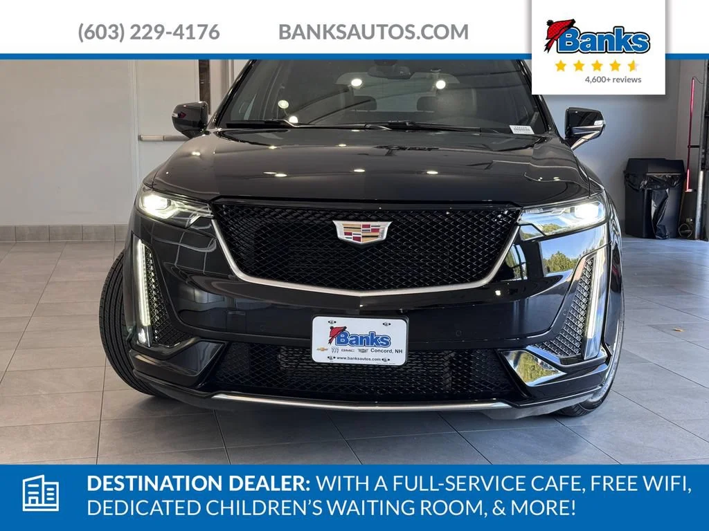 Certified Used 2025 Stellar Black Metallic Cadillac Sport image 3
