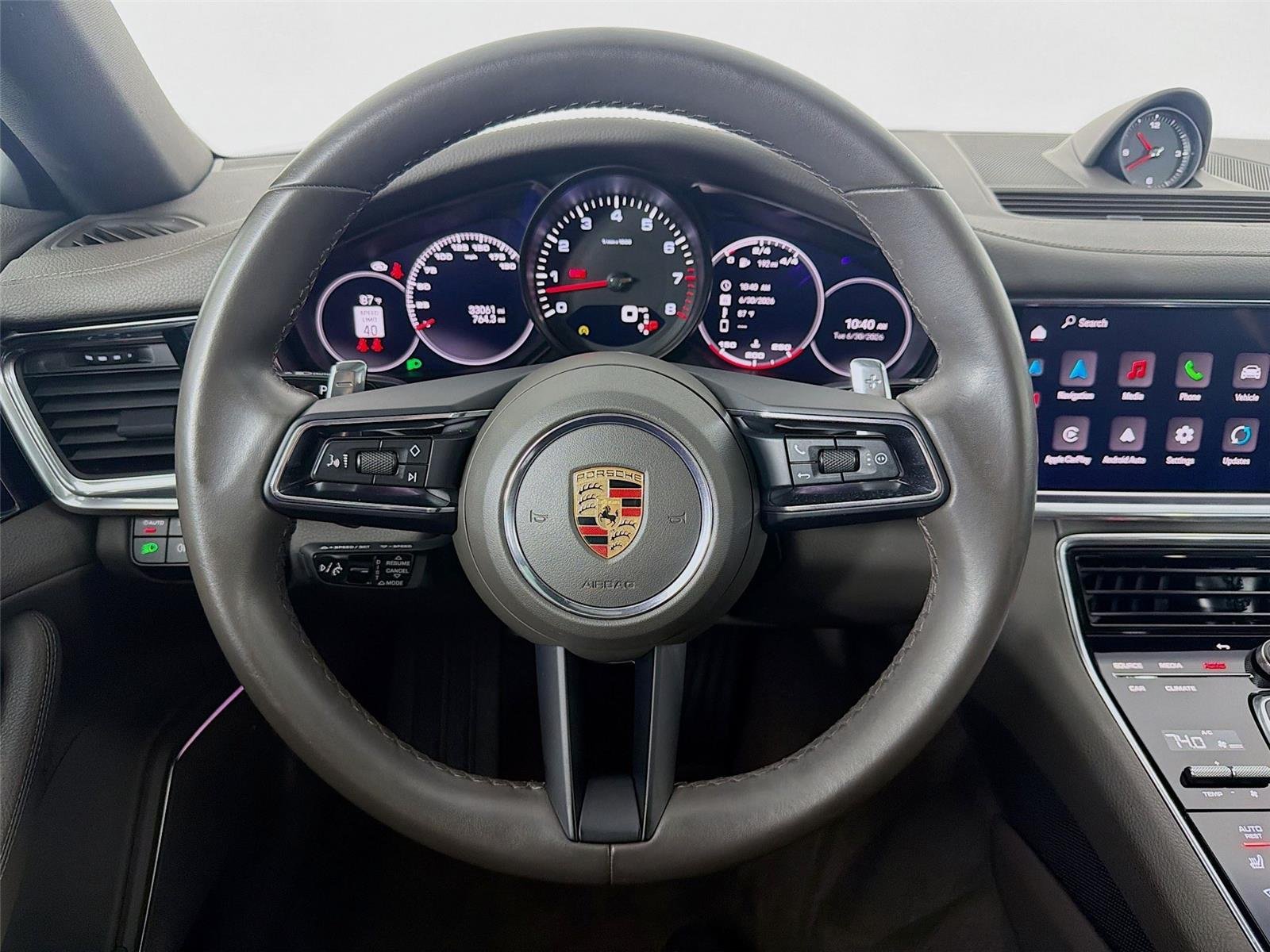 Used 2023 Carrara White Metallic Porsche 4 Platinum Edition image 12