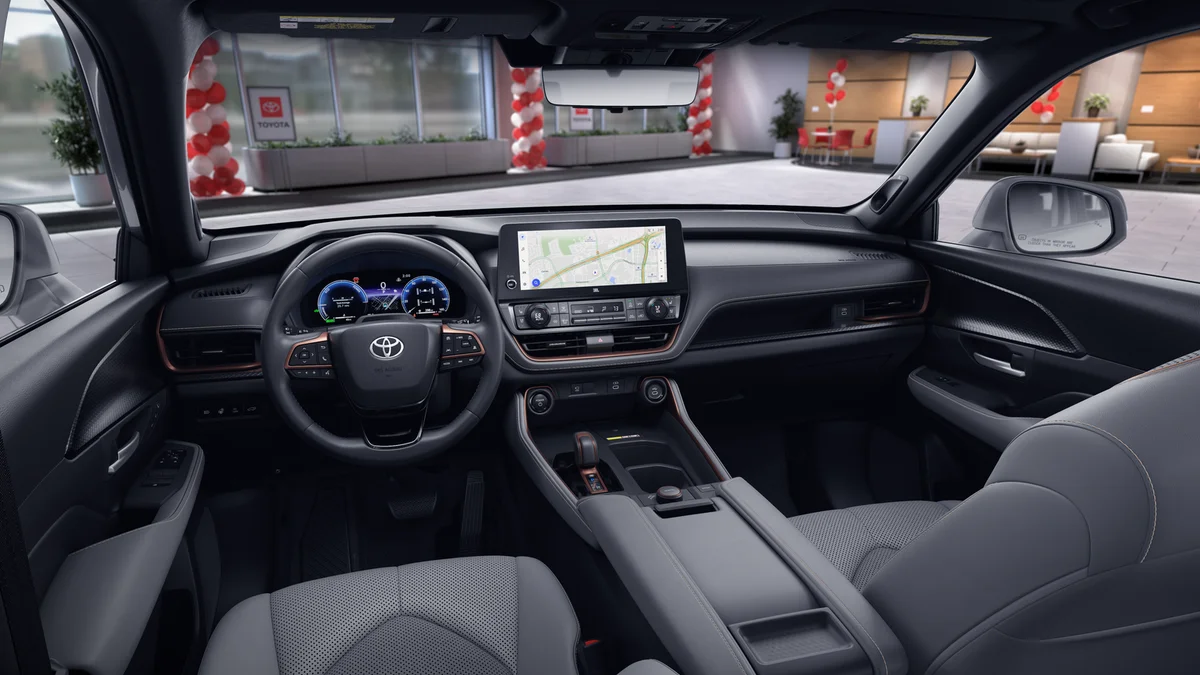New 2026 Wind Chill Pearl Toyota Hybrid MAX Platinum image 55