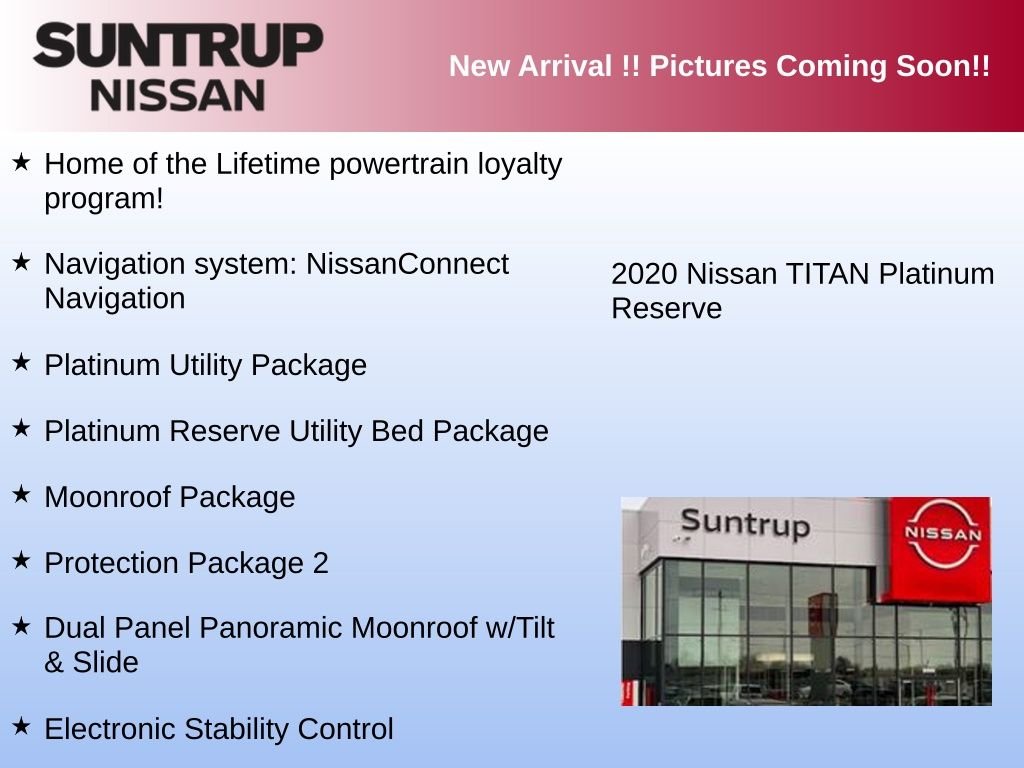 Used 2020 Black Nissan Platinum Reserve image 3