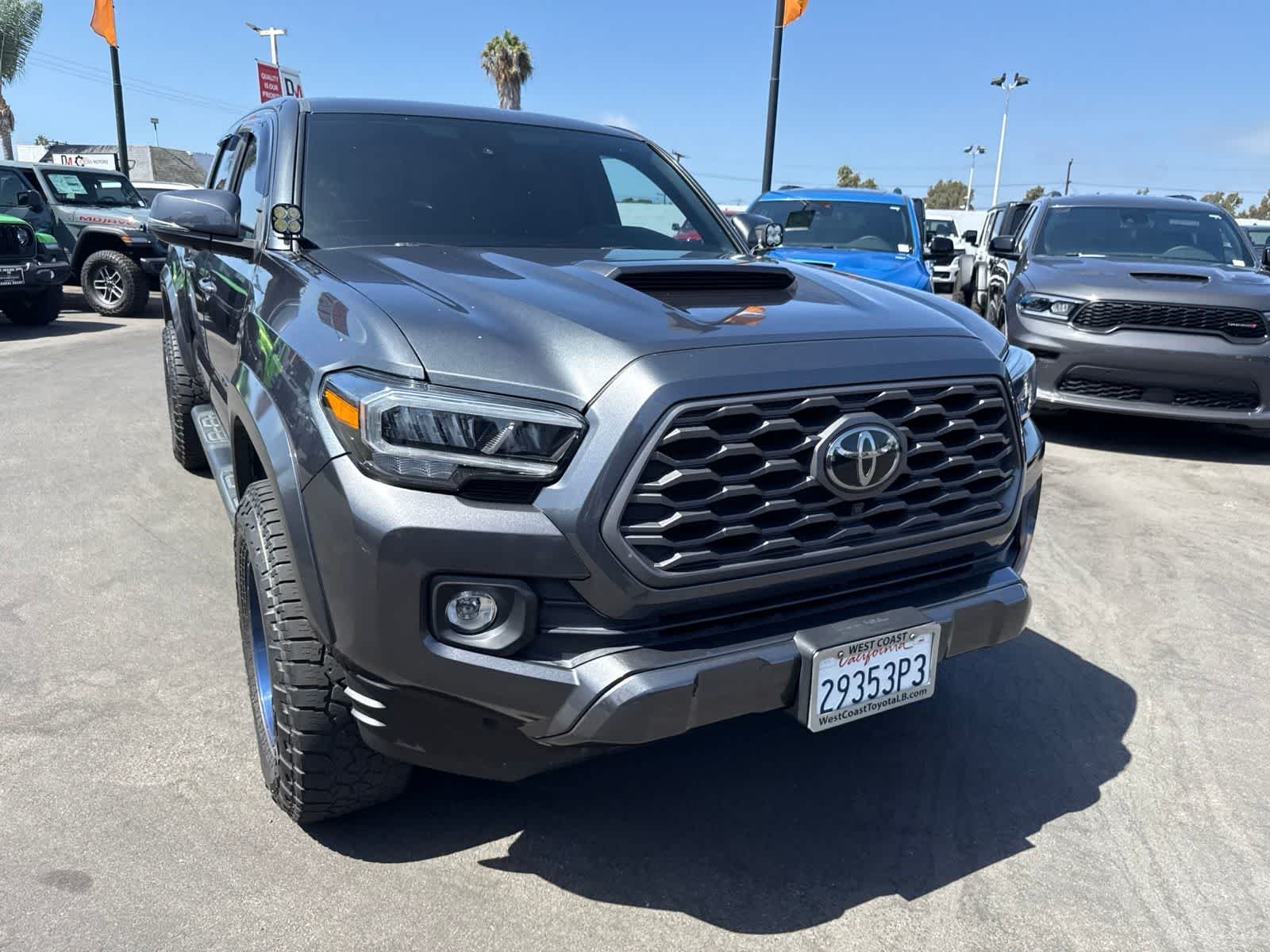 Used 2021 Magnetic Gray Metallic Toyota TRD Sport image 6
