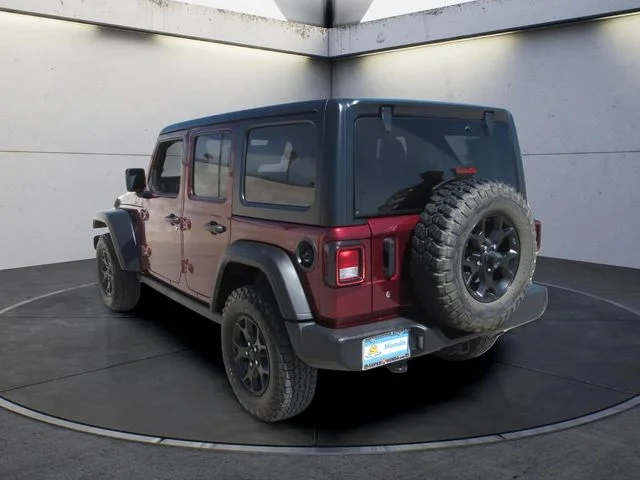 Used 2021 Snazzberry Pearlcoat Jeep Unlimited Willys image 6