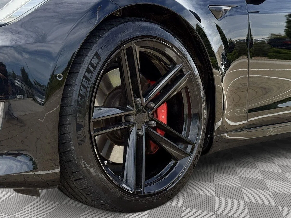 Certified Used 2021 Solid Black Tesla Performance image 8