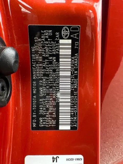 Used 2013 Hot Lava Toyota S Special Edition image 11