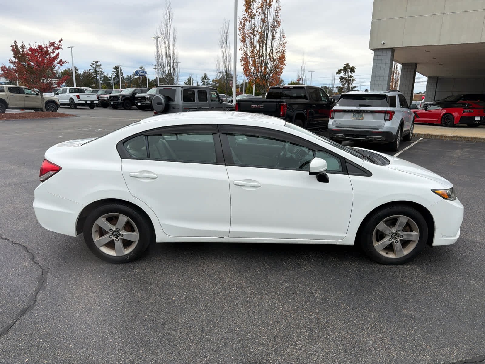 Used 2014 Taffeta White Honda LX image 7