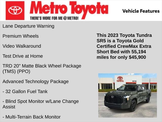 Certified Used 2023 ARMY GREEN Toyota SR5 image 21