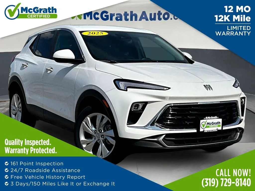 Certified Used 2025 White Buick Preferred image 1
