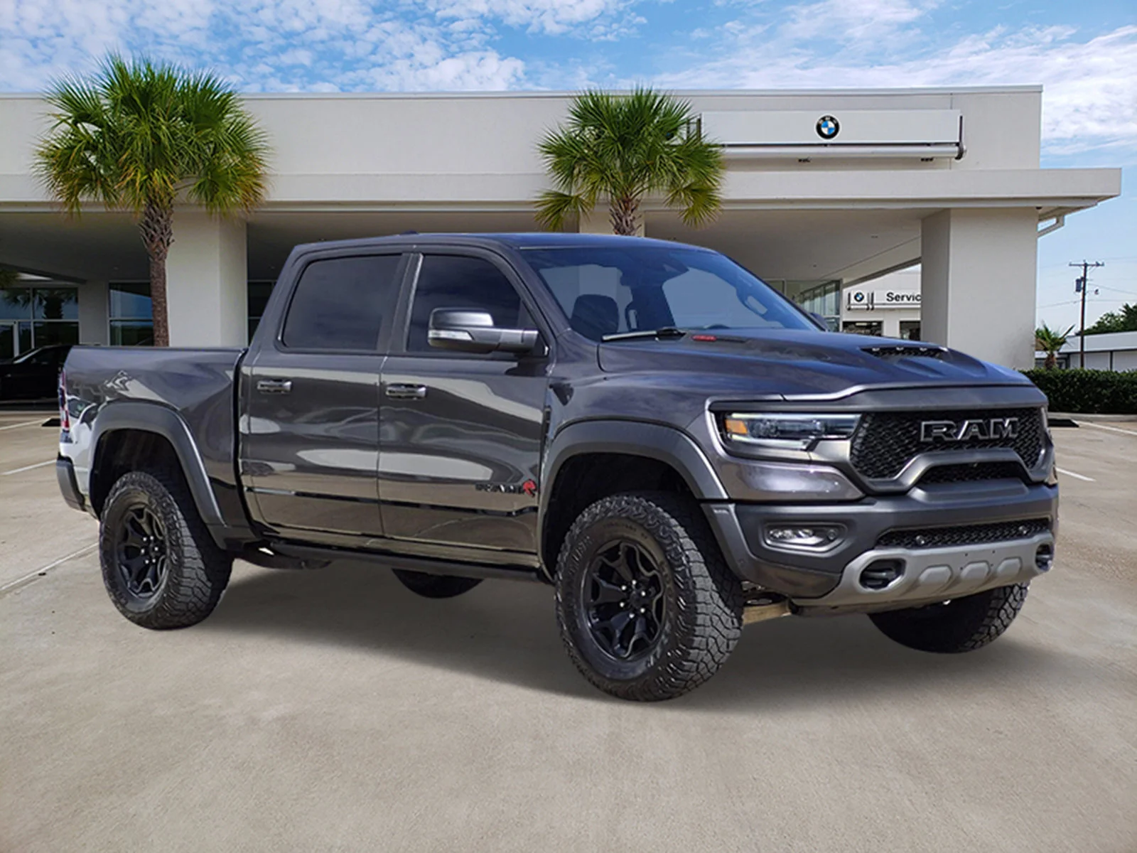 Used 2022 Granite Crystal Metallic Clearcoat Ram TRX image 3