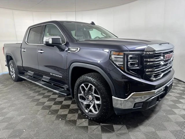 Certified Used 2022 Titanium Rush Metallic GMC SLT image 1