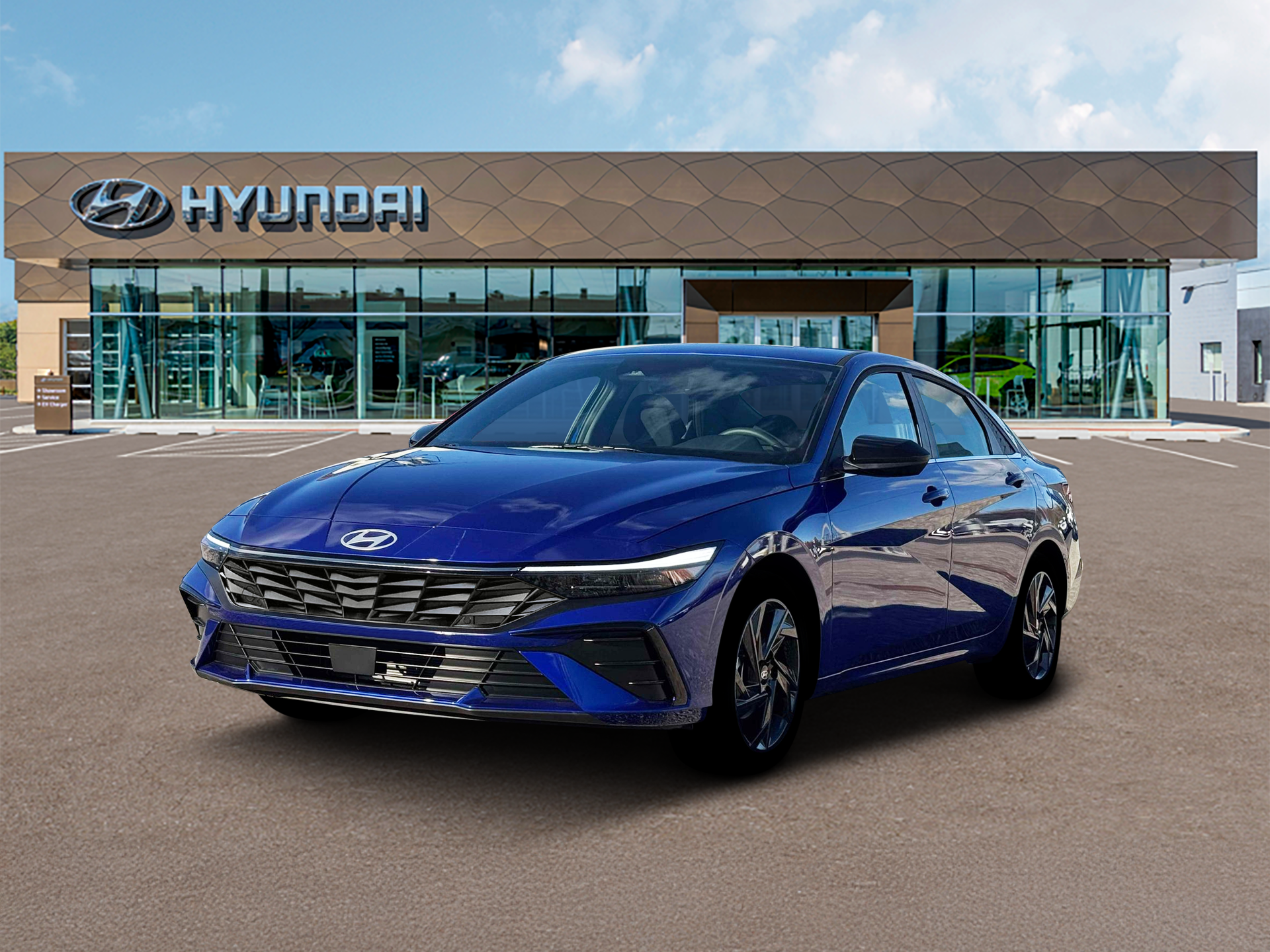 New 2026 Blue Hyundai SEL Sport image 1