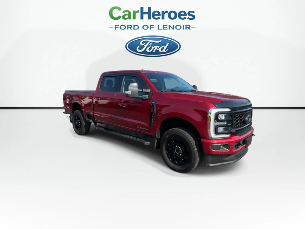 Used 2025 Red Ford Lariat image 2