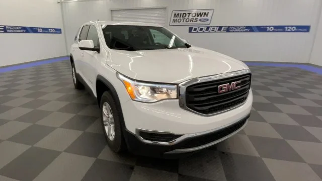 Used 2019 GMC Acadia SLE-1 with VIN 1GKKNRLA6KZ243950 for sale in Warren, PA