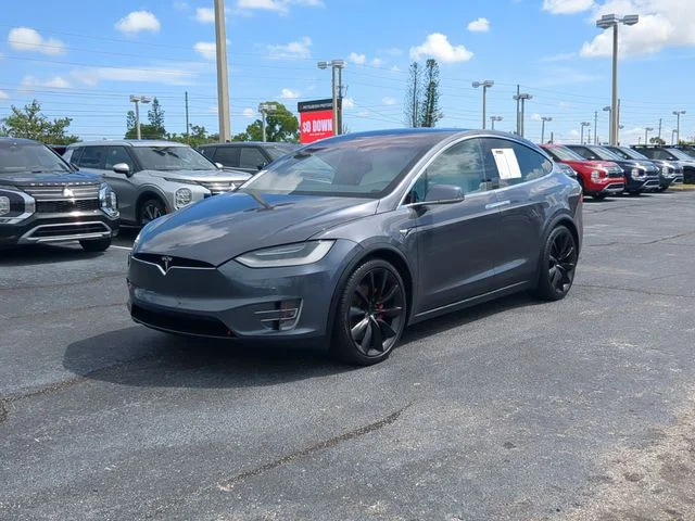 Used 2021 Tesla Model X Performance with VIN 5YJXCBE4XMF322973 for sale in Seminole, FL
