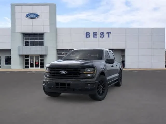 New 2026 Agate Black Metallic Ford XLT image 2