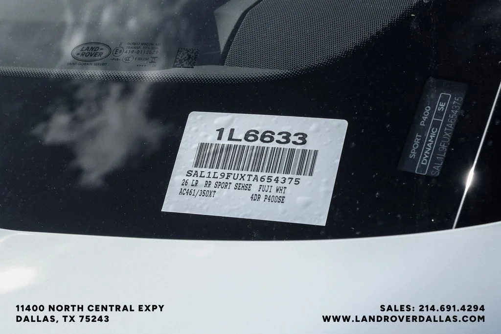 New 2026 Fuji White Land Rover Dynamic SE image 51