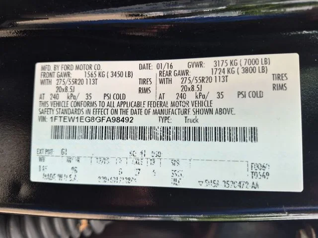 Used 2016 Black Ford Platinum image 33