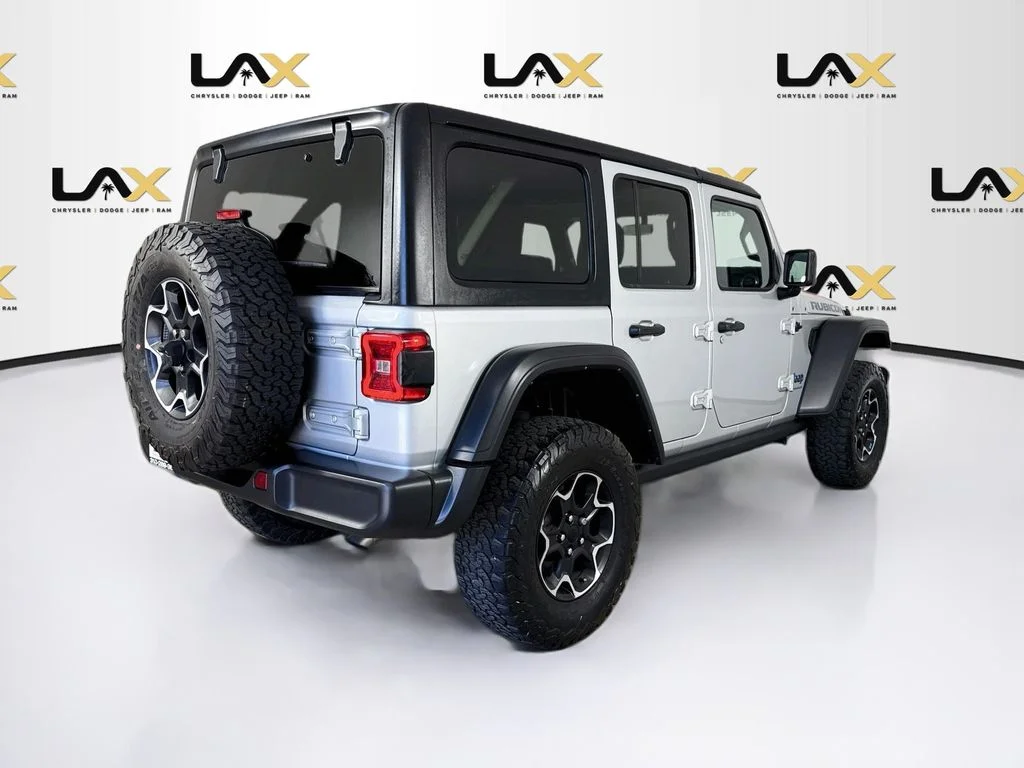 Used 2023 Silver Jeep Rubicon 4xe image 7