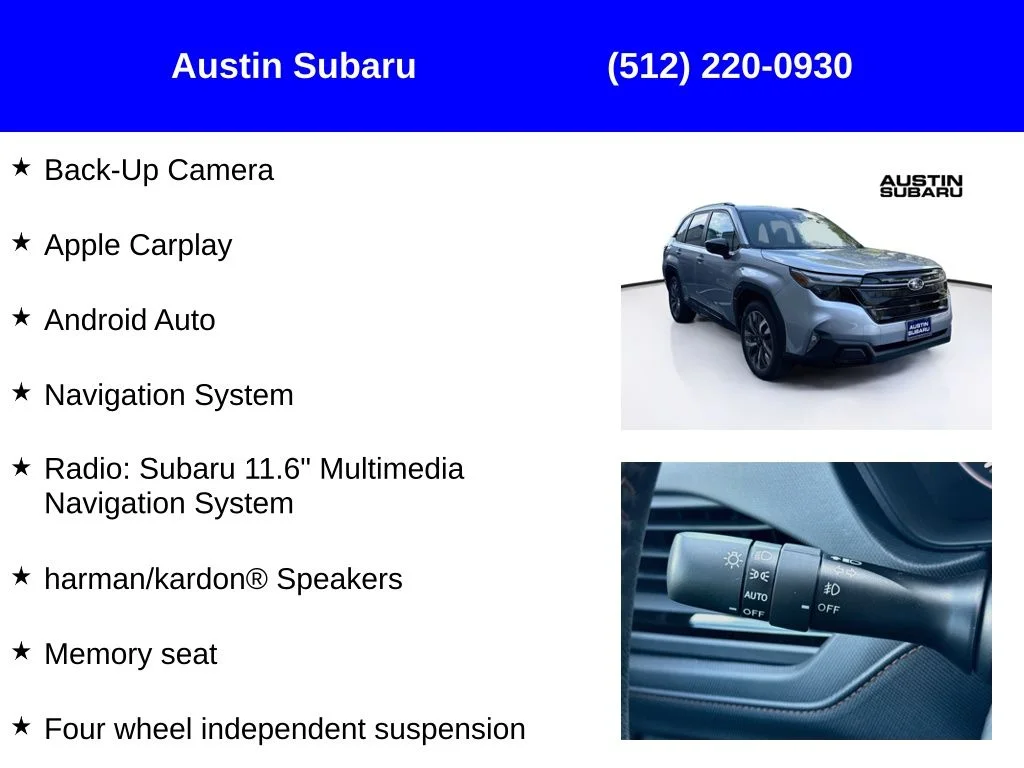 New 2026 Silver Subaru Touring image 9