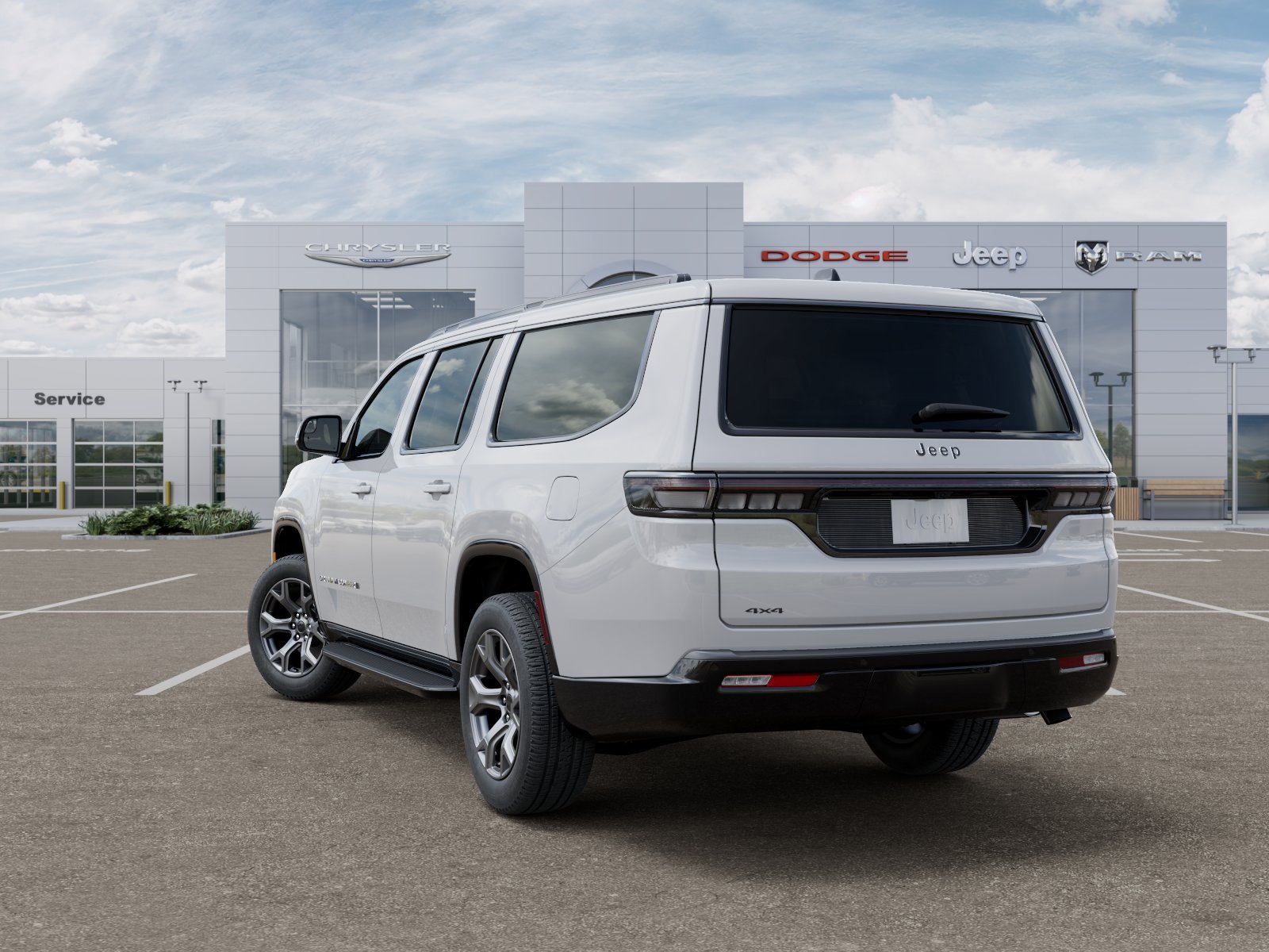 New 2026 Bright White Clear-Coat Exterior Paint Jeep Limited Altitude image 8