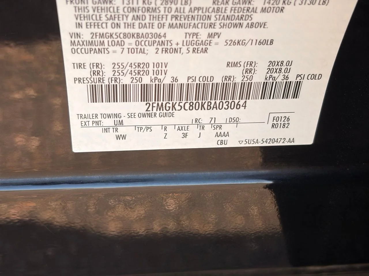 Used 2019 Agate Black Ford SEL image 31