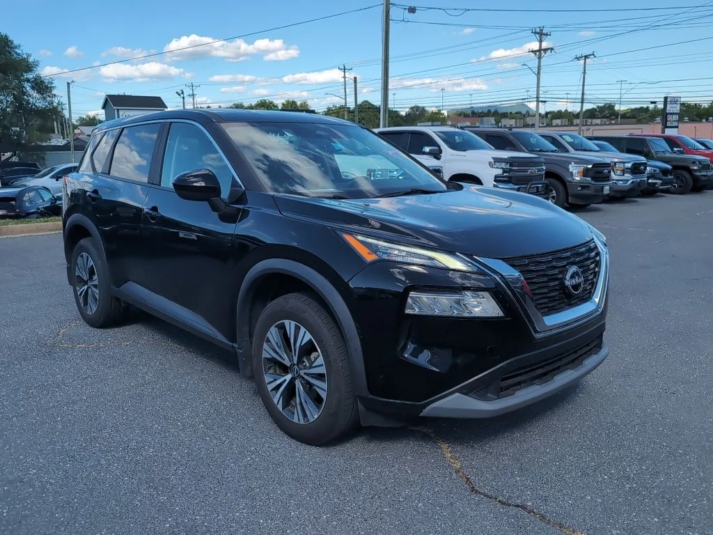 Certified Used 2023 Black Nissan SV image 1