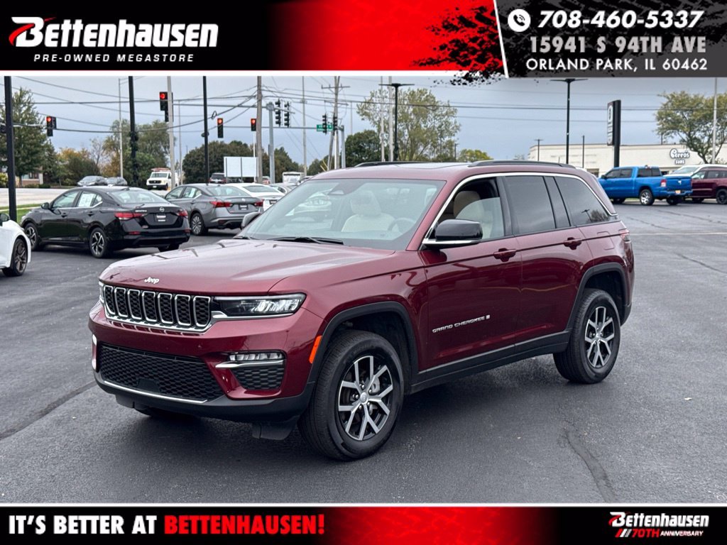 Certified Used 2025 Red Jeep Limited image 1