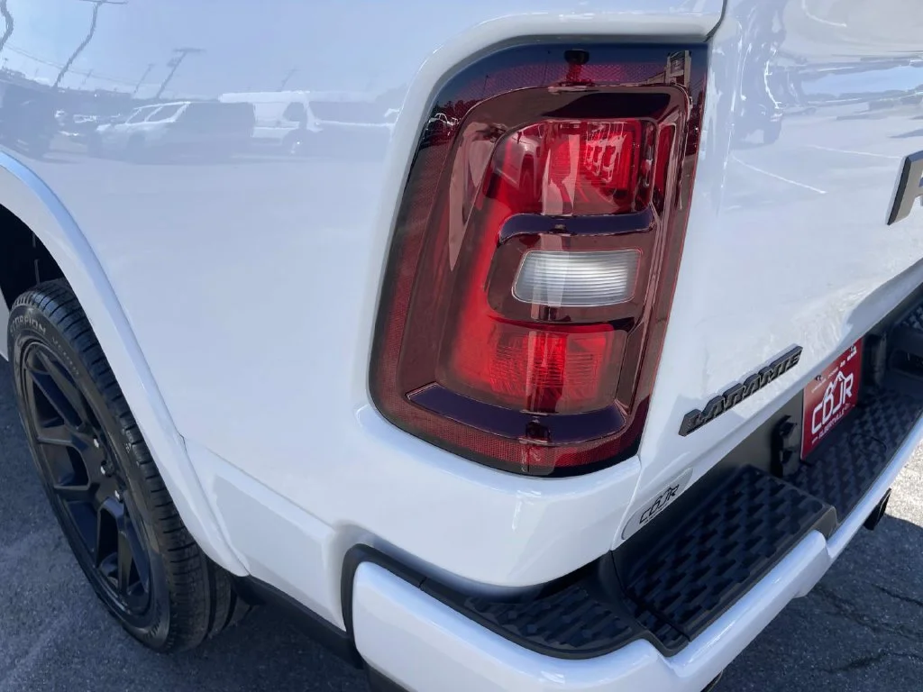New 2027 Bright White Clear-Coat Exterior Paint RAM Laramie image 16