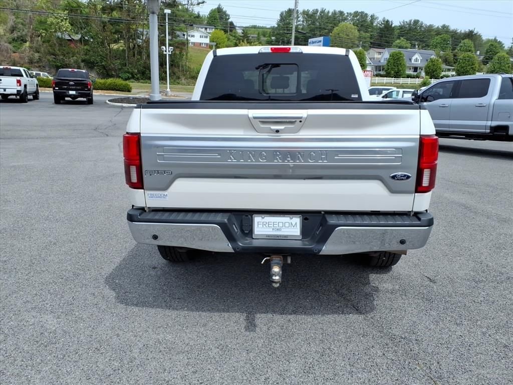 Used 2018 White Platinum Clearcoat Metallic Ford King Ranch image 12
