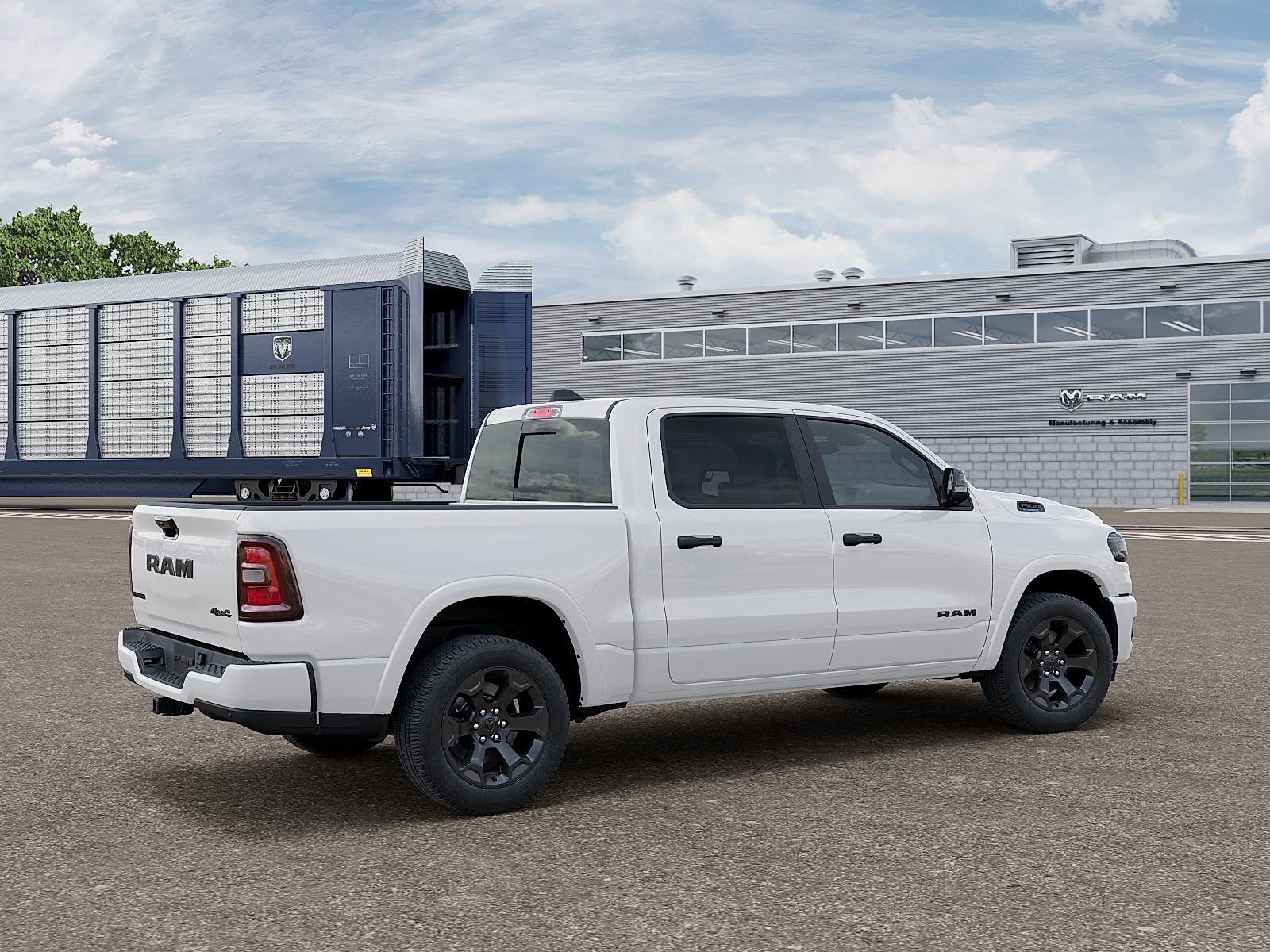 New 2027 Bright White Clear-Coat Exterior Paint RAM Big Horn/Lone Star image 5