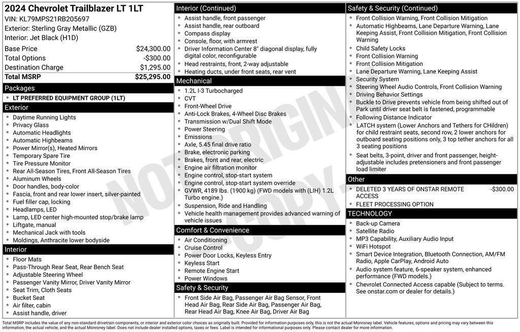 Used 2024 Gray Chevrolet LT image 6