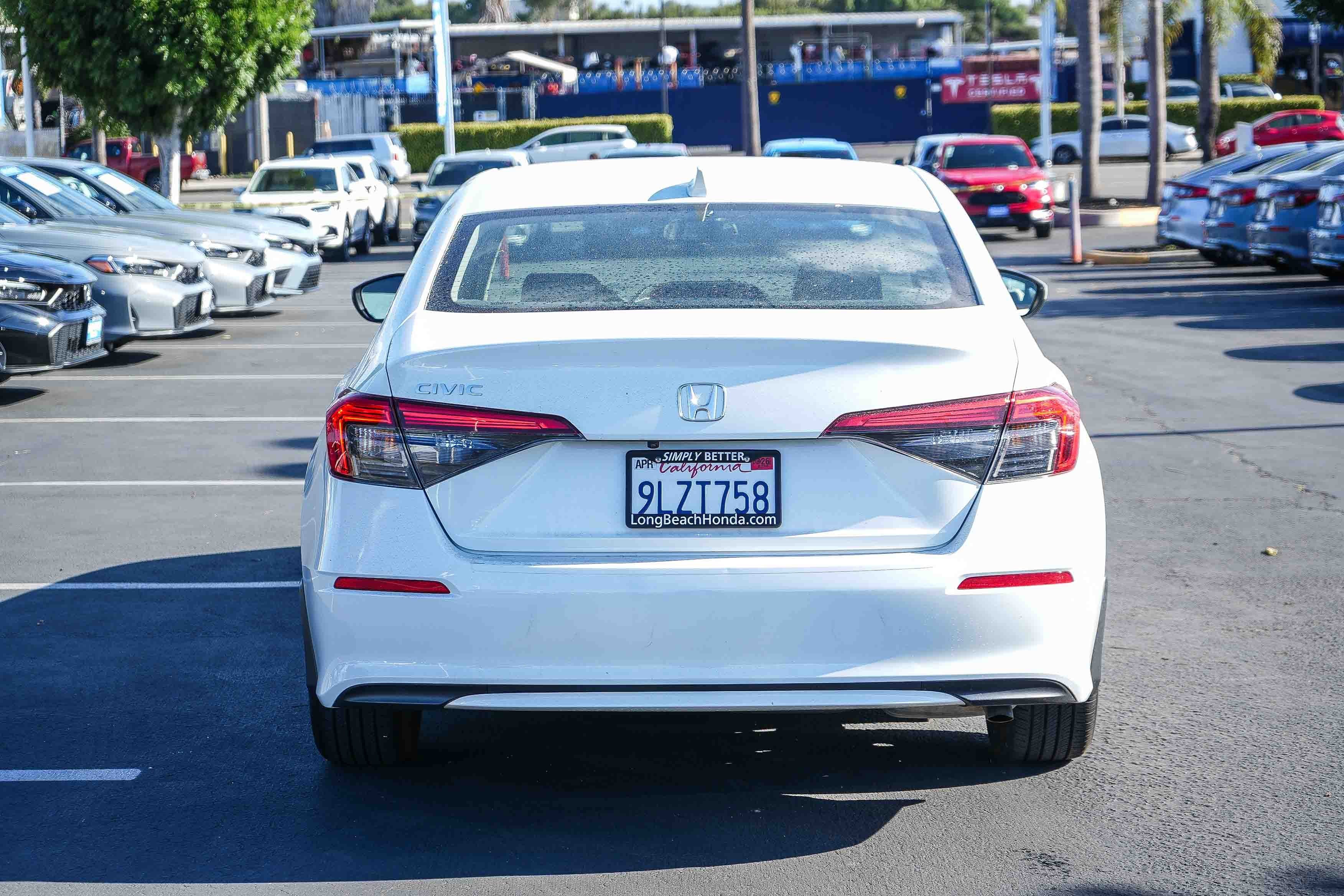 Certified Used 2024 Platinum White Pearl Honda 2.0L 4D LX image 34