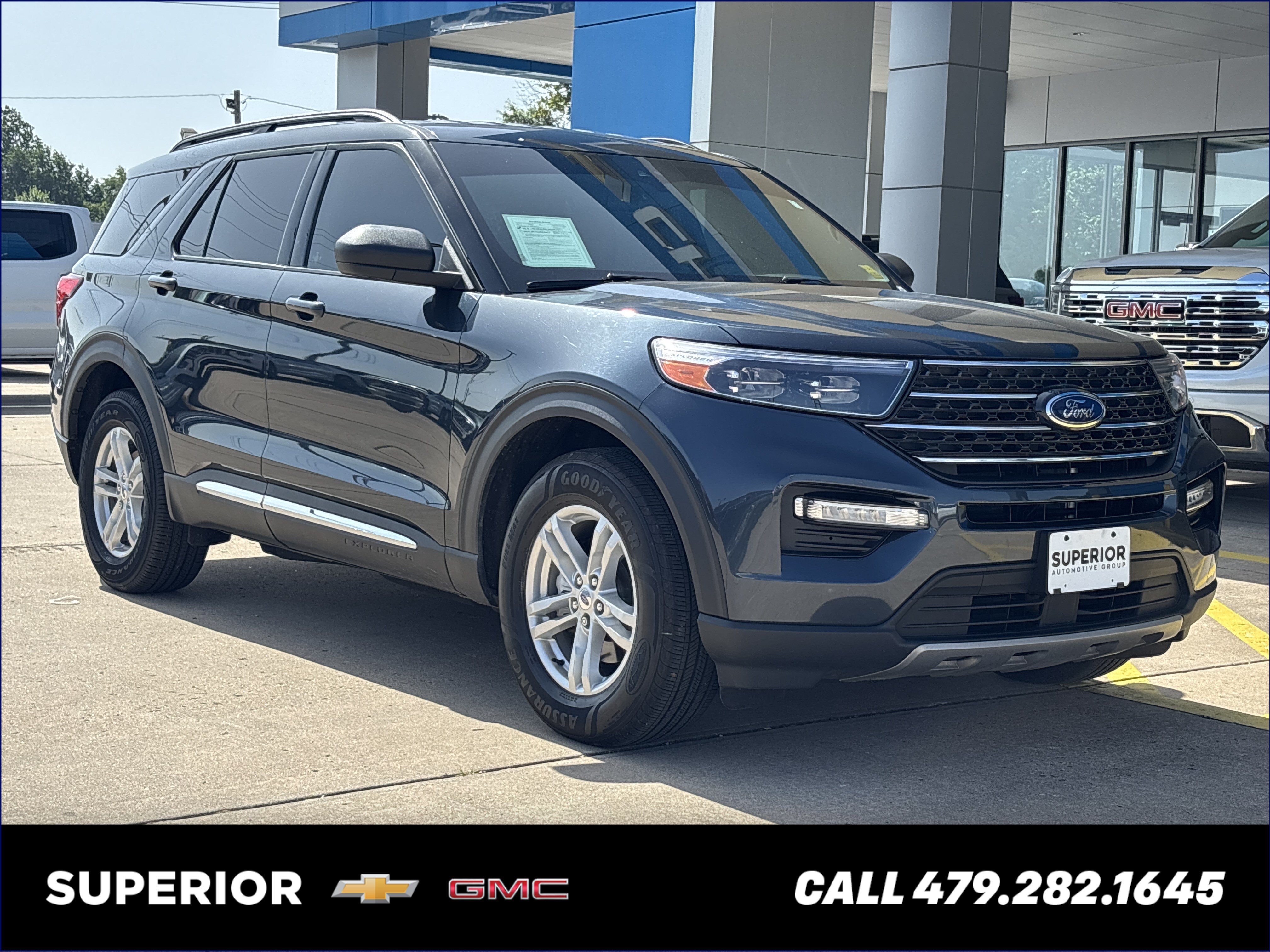 Used 2022 Blue Ford XLT image 1