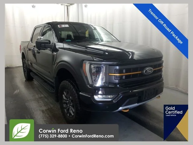 Used 2022 Black Ford Tremor image 1