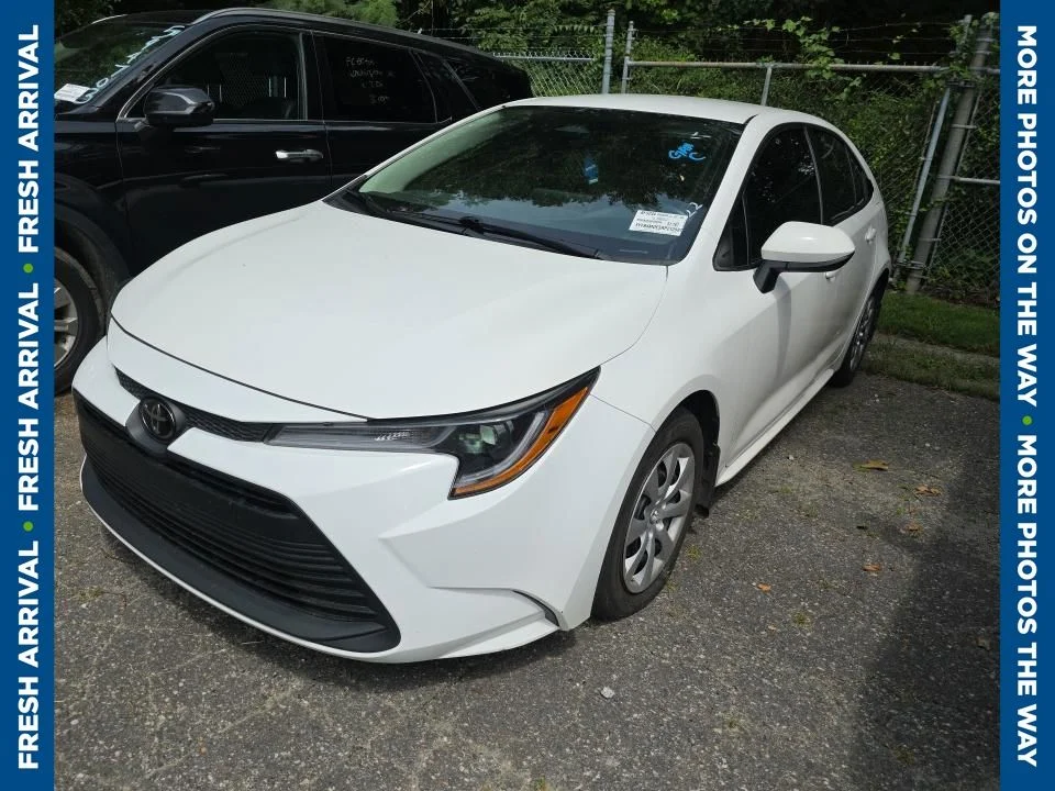 Certified Used 2024 White Toyota LE image 1