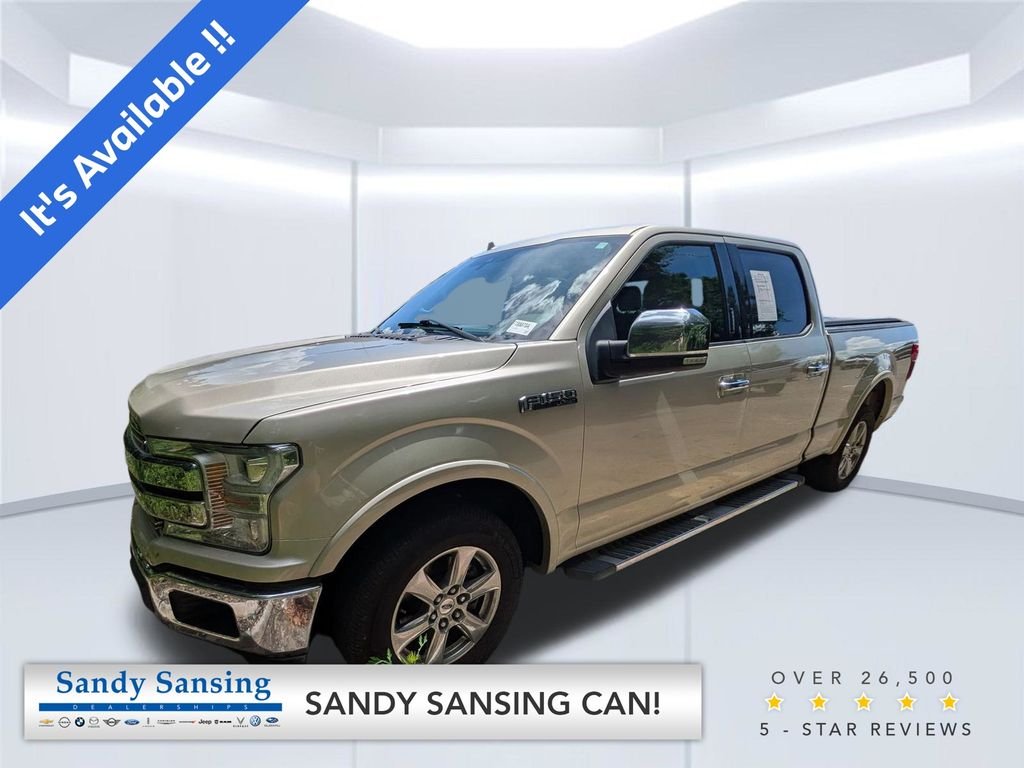 Used 2018 Gold Ford Lariat image 1