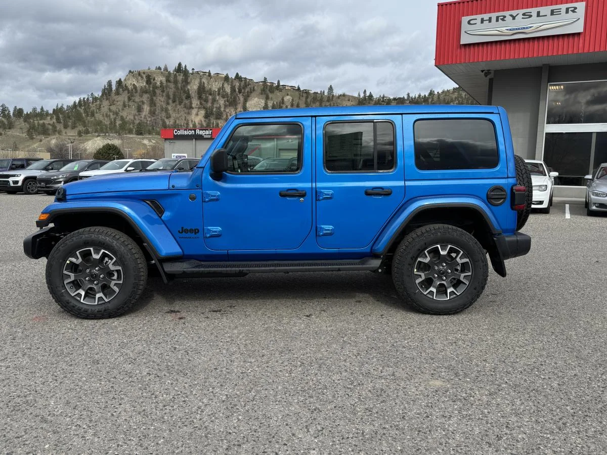 New 2026 Blue Jeep Sahara 4 Door 4x4 image 9