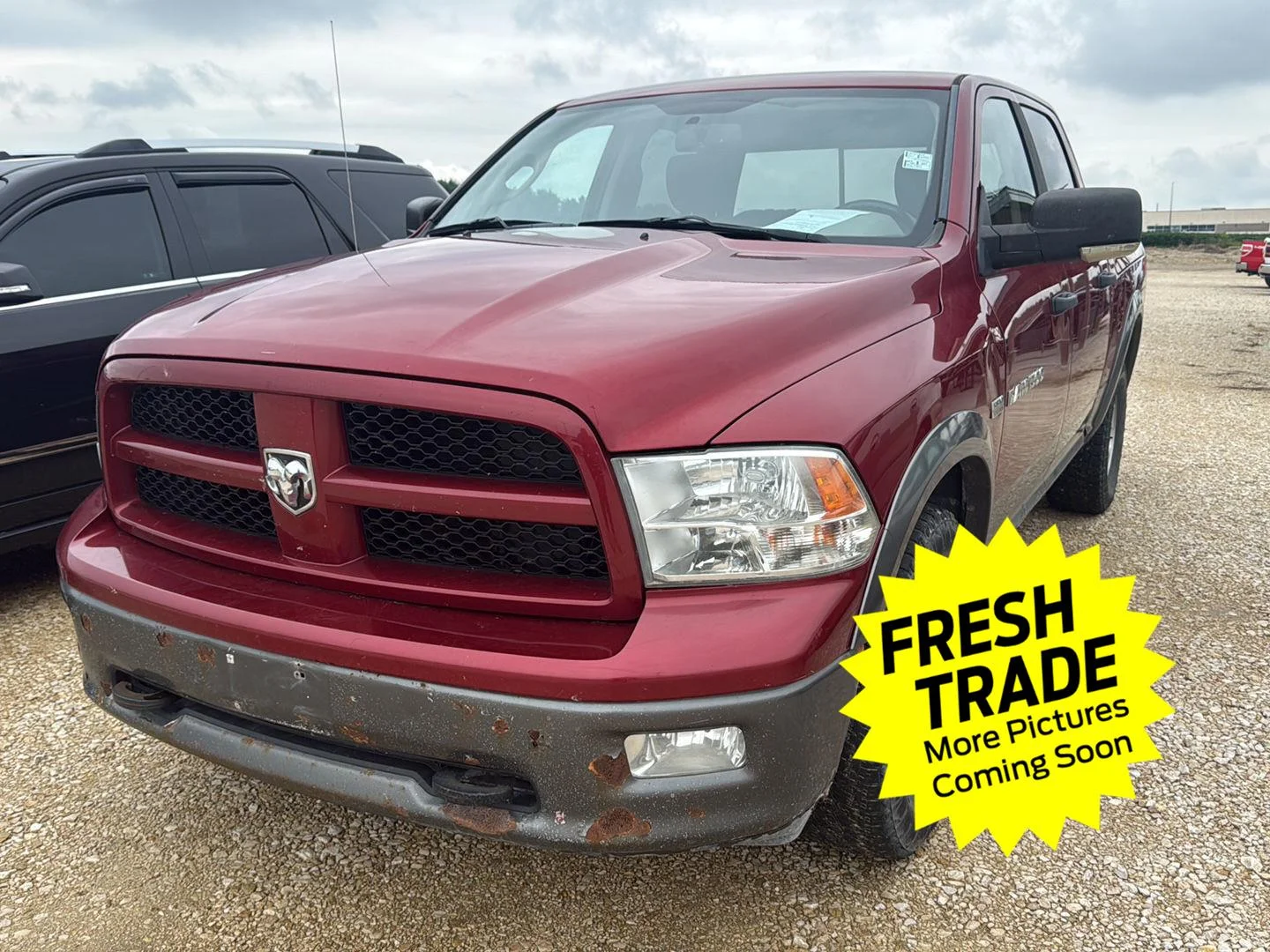 Used 2011 Deep Cherry Red Crystal Pearl Ram Outdoorsman image 1