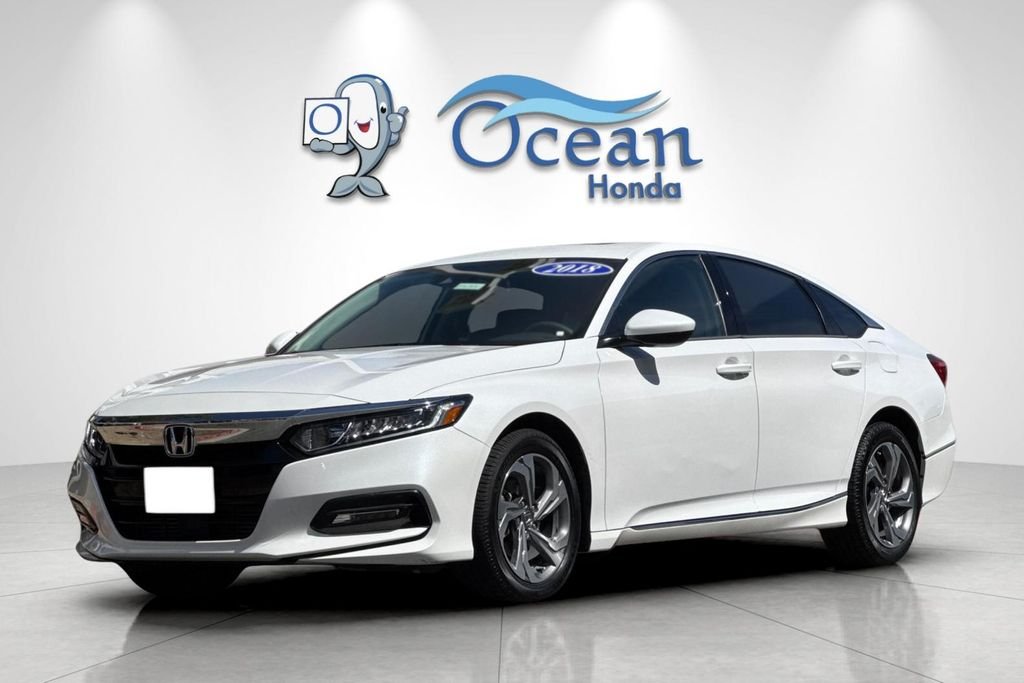 Used 2018 Platinum White Pearl Honda EX image 9