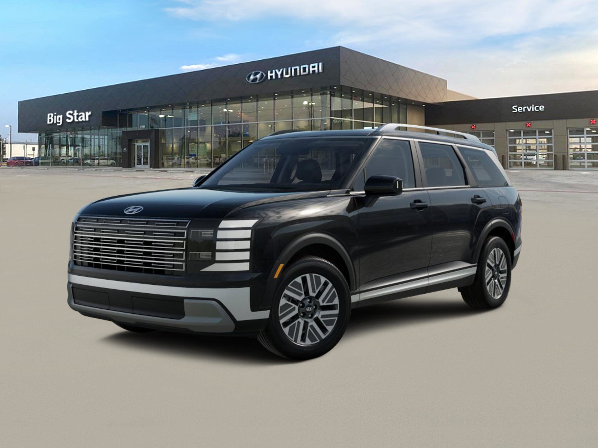 New 2026 Abyss Black Pearl Hyundai Blue SEL 7P image 2