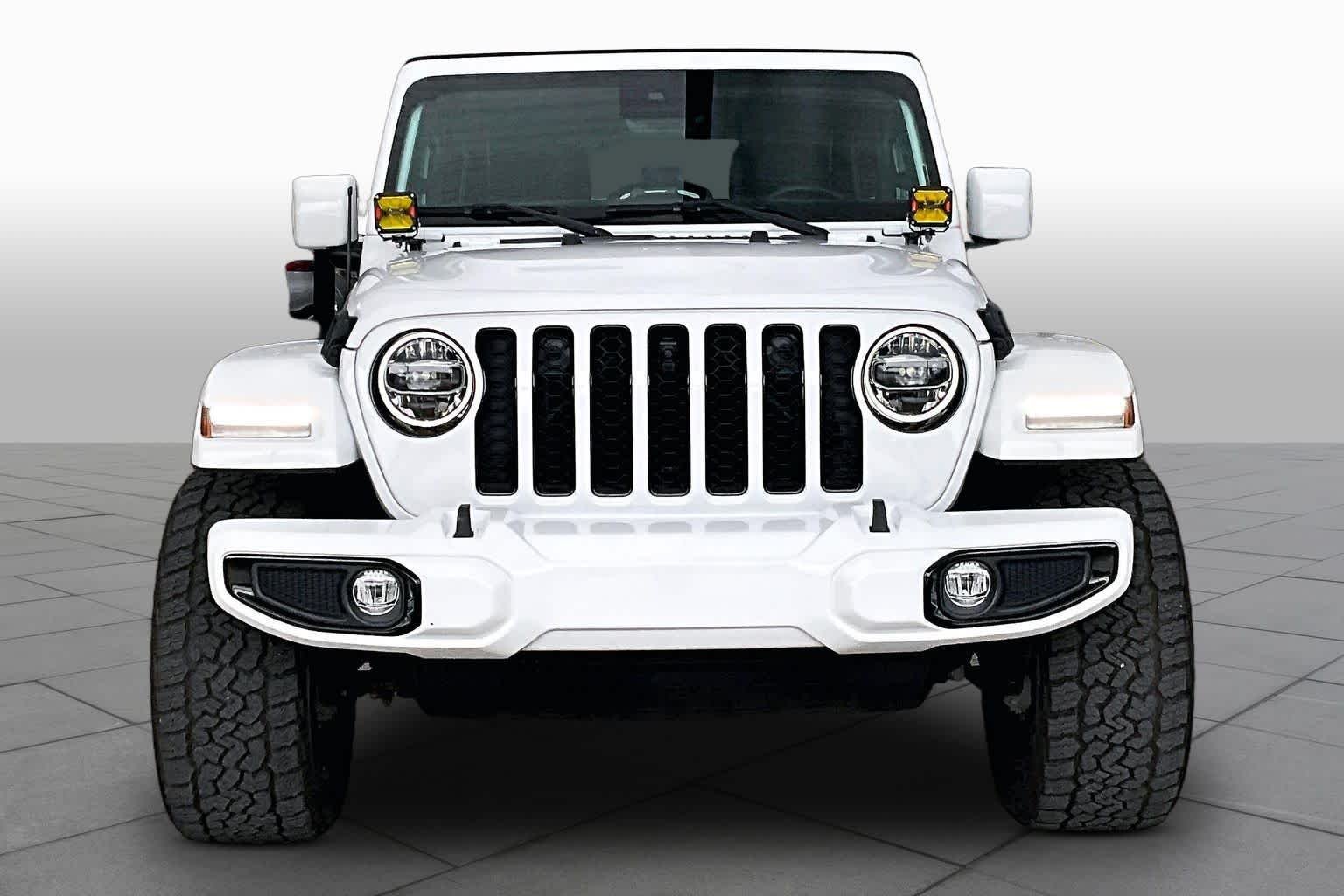 Used 2021 Bright White Clearcoat Jeep Unlimited Sahara High Altitude image 4