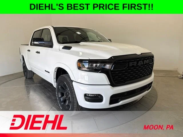 New 2026 Bright White Clear-Coat Exterior Paint RAM Big Horn/Lone Star image 1