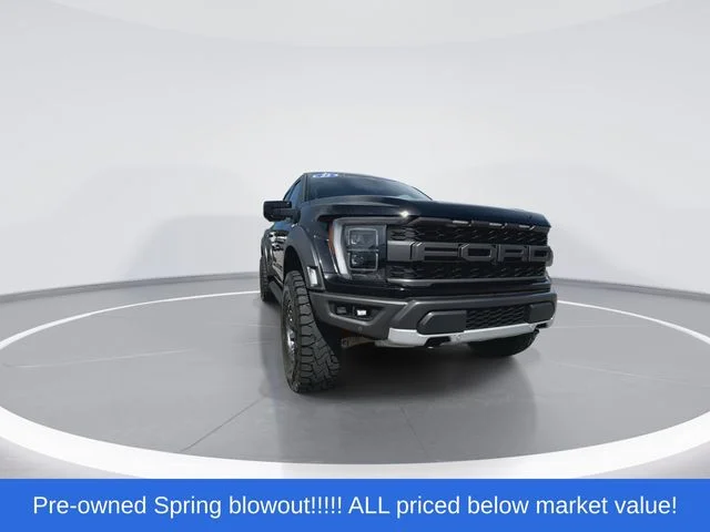 Used 2022 Black Ford Raptor image 2