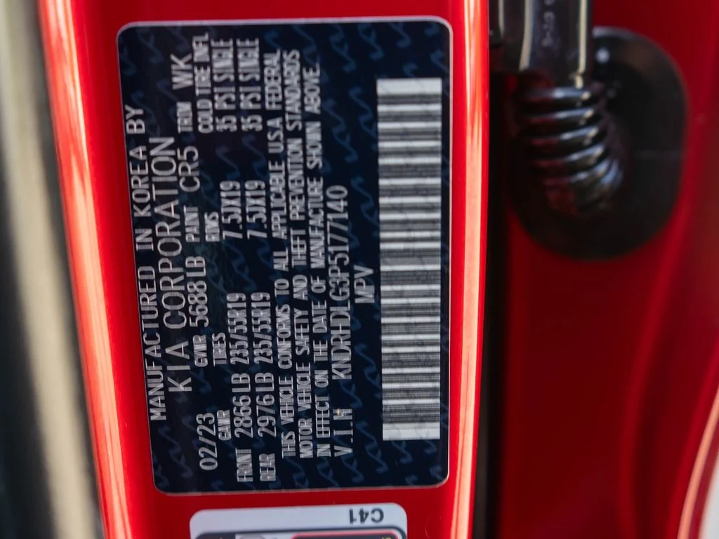 Used 2023 Red Kia EX image 38
