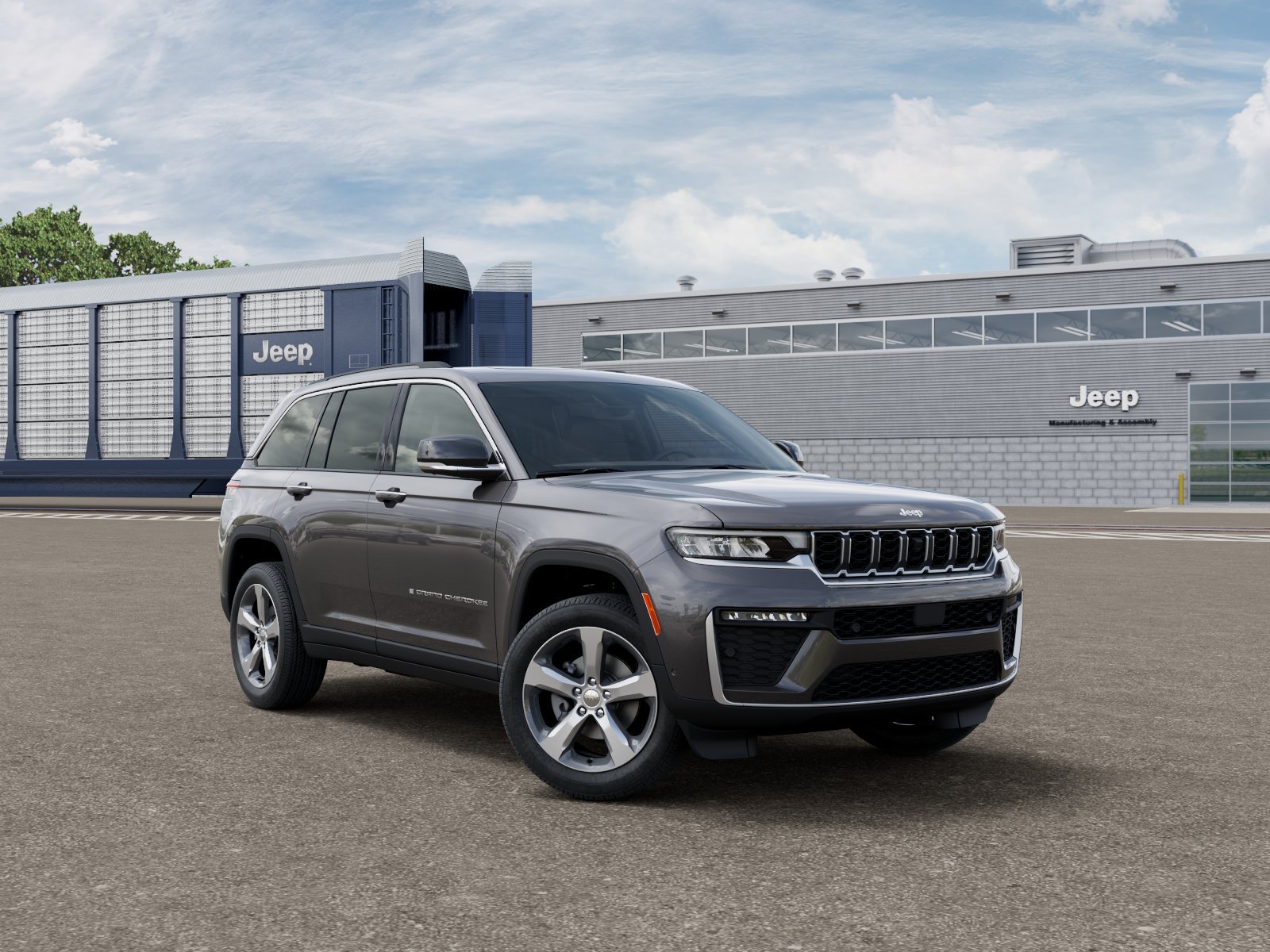New 2026 Baltic Gray Metallic Clear-Coat Exterior Paint Jeep Limited image 3