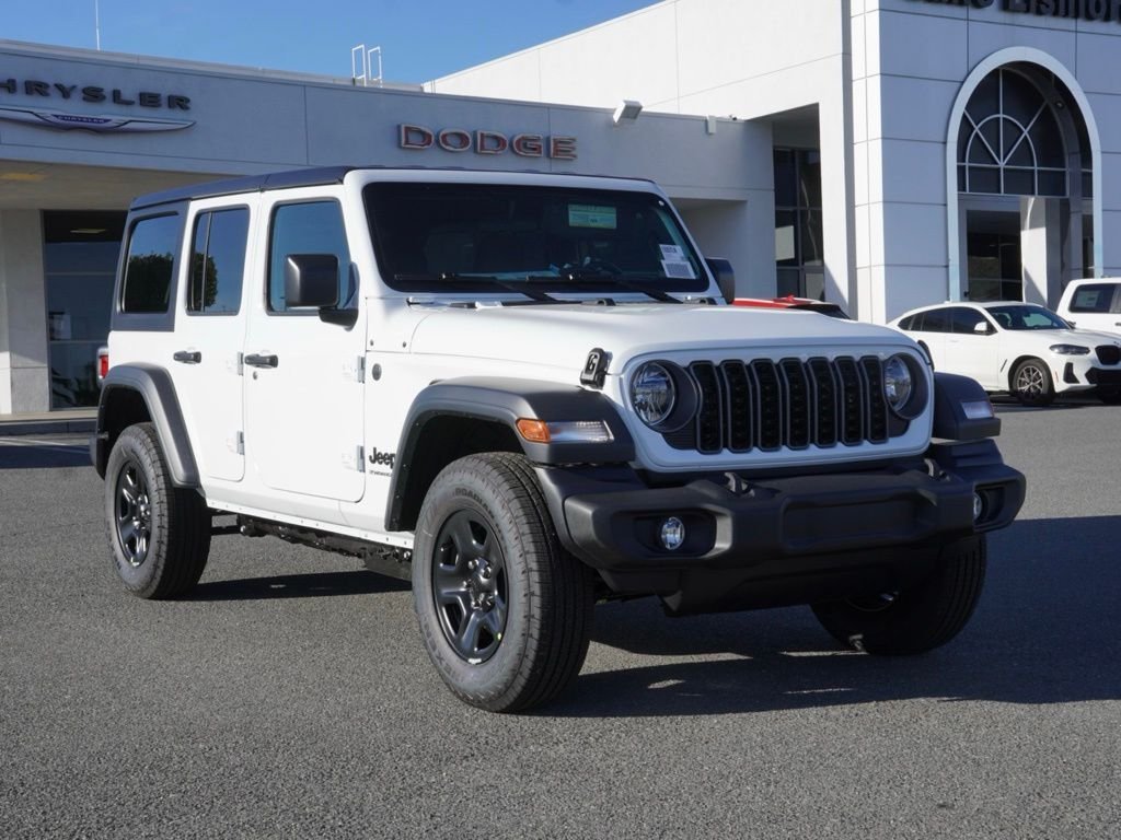New 2026 Bright White Clear-Coat Exterior Paint Jeep Sport image 1